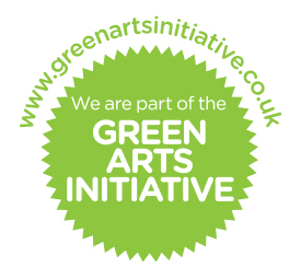 We are part of the Green Arts Initiative